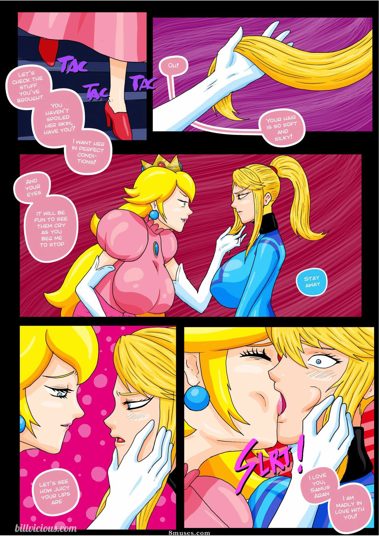 Bill Vicious - Nintendo Fantasies Peach X Samus - Page 12