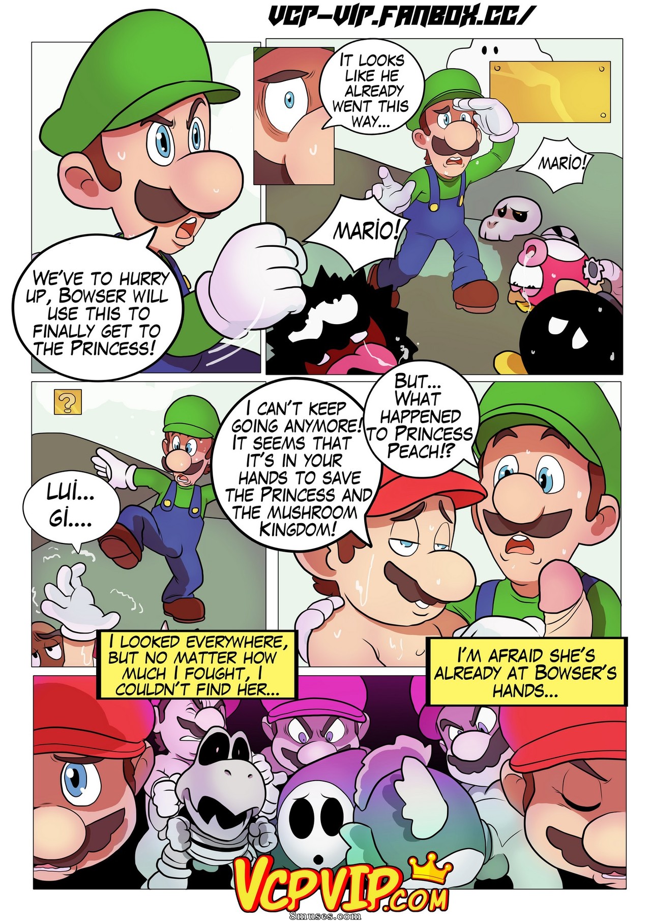 Gansoman - Fucker Mario Bros - Page 1