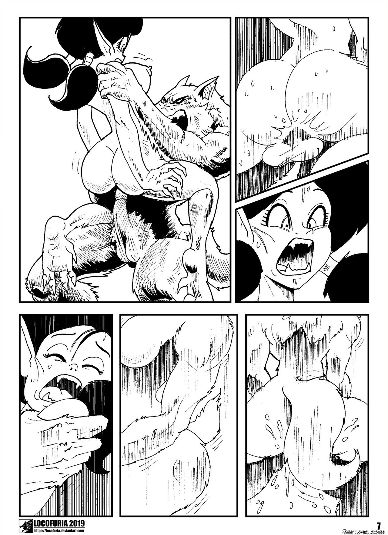 Locofuria Comics - Videl contre le loup-garou - Page 8
