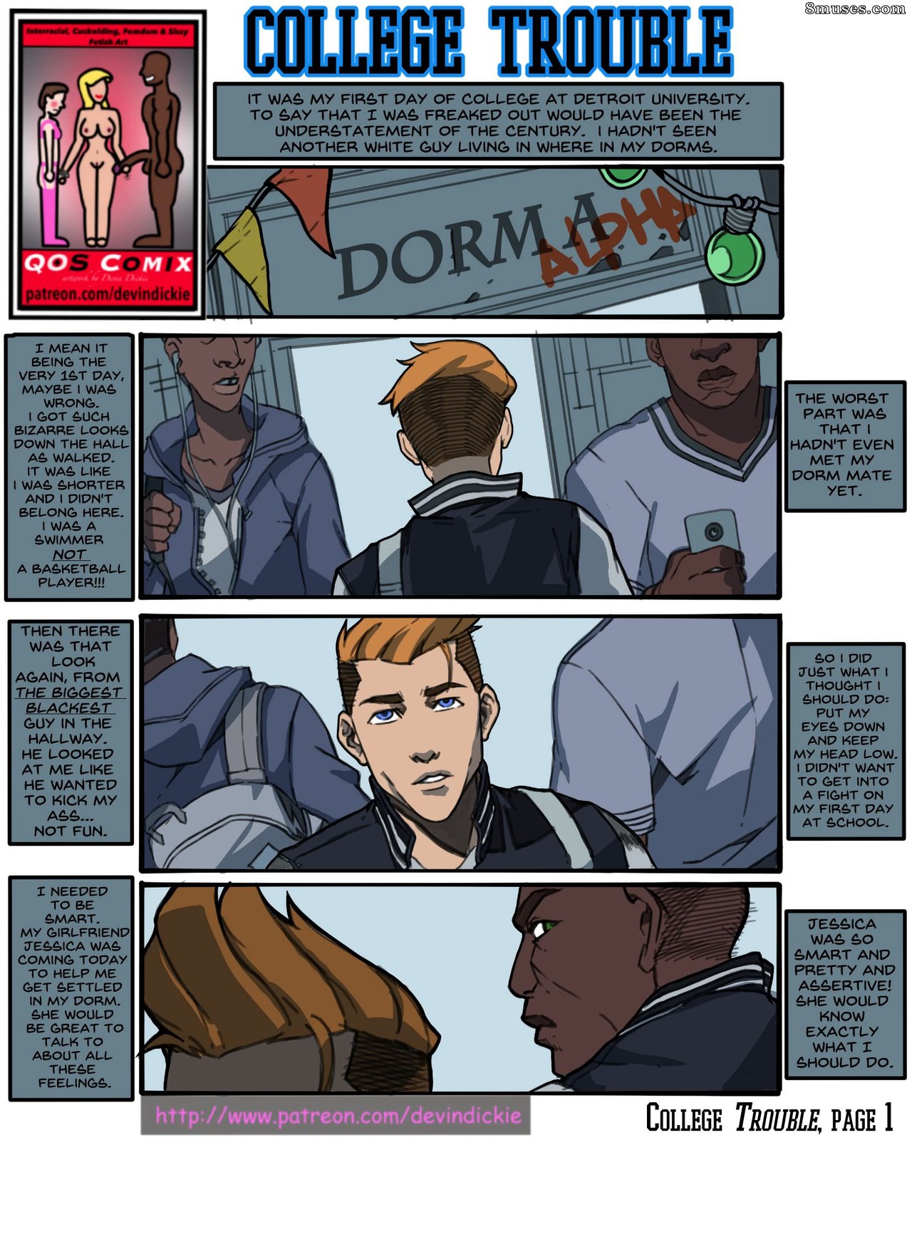 Devin Dickie Comics - Problema na faculdade - Página 2
