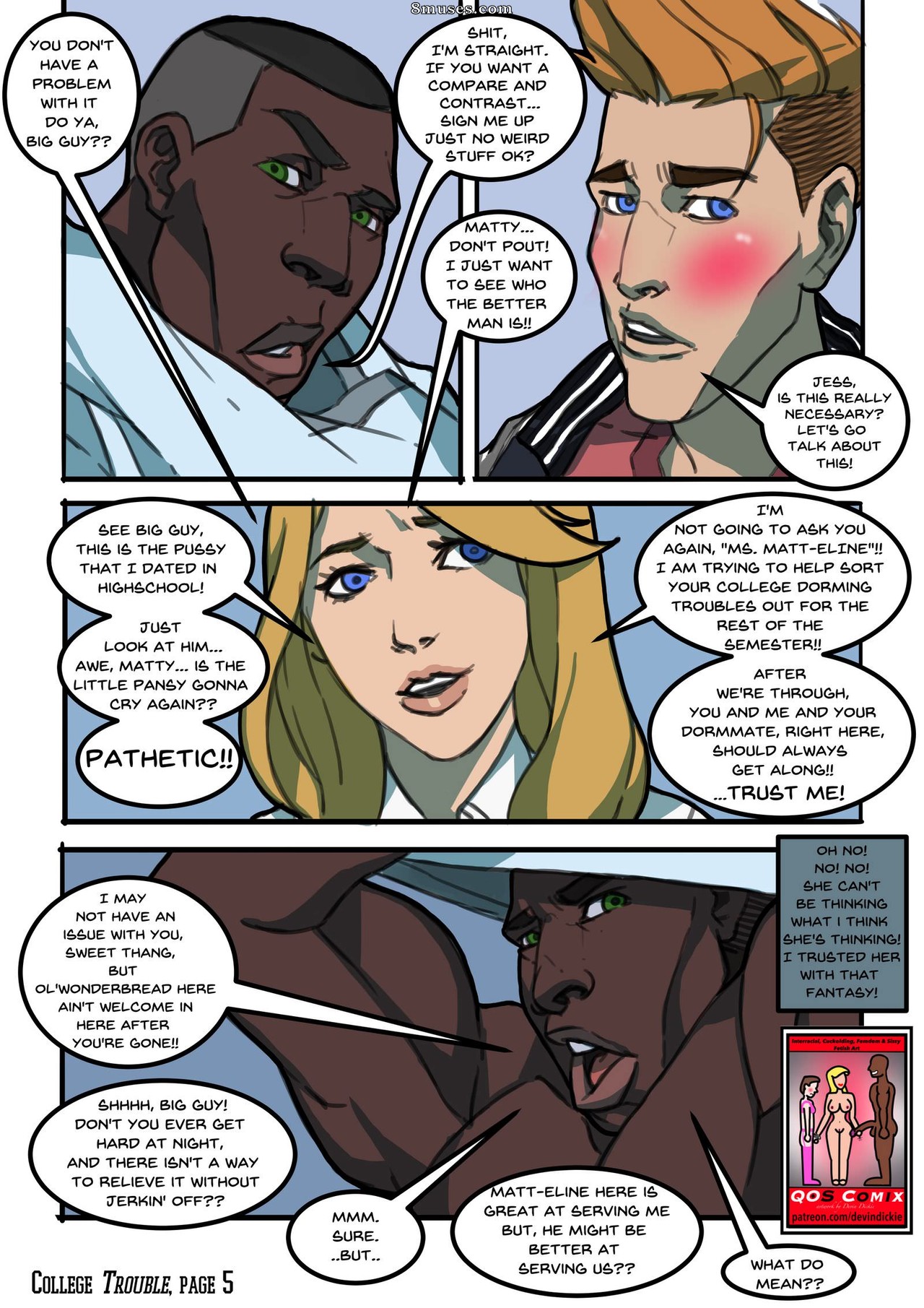 Devin Dickie Comics - Problema na faculdade - Página 6