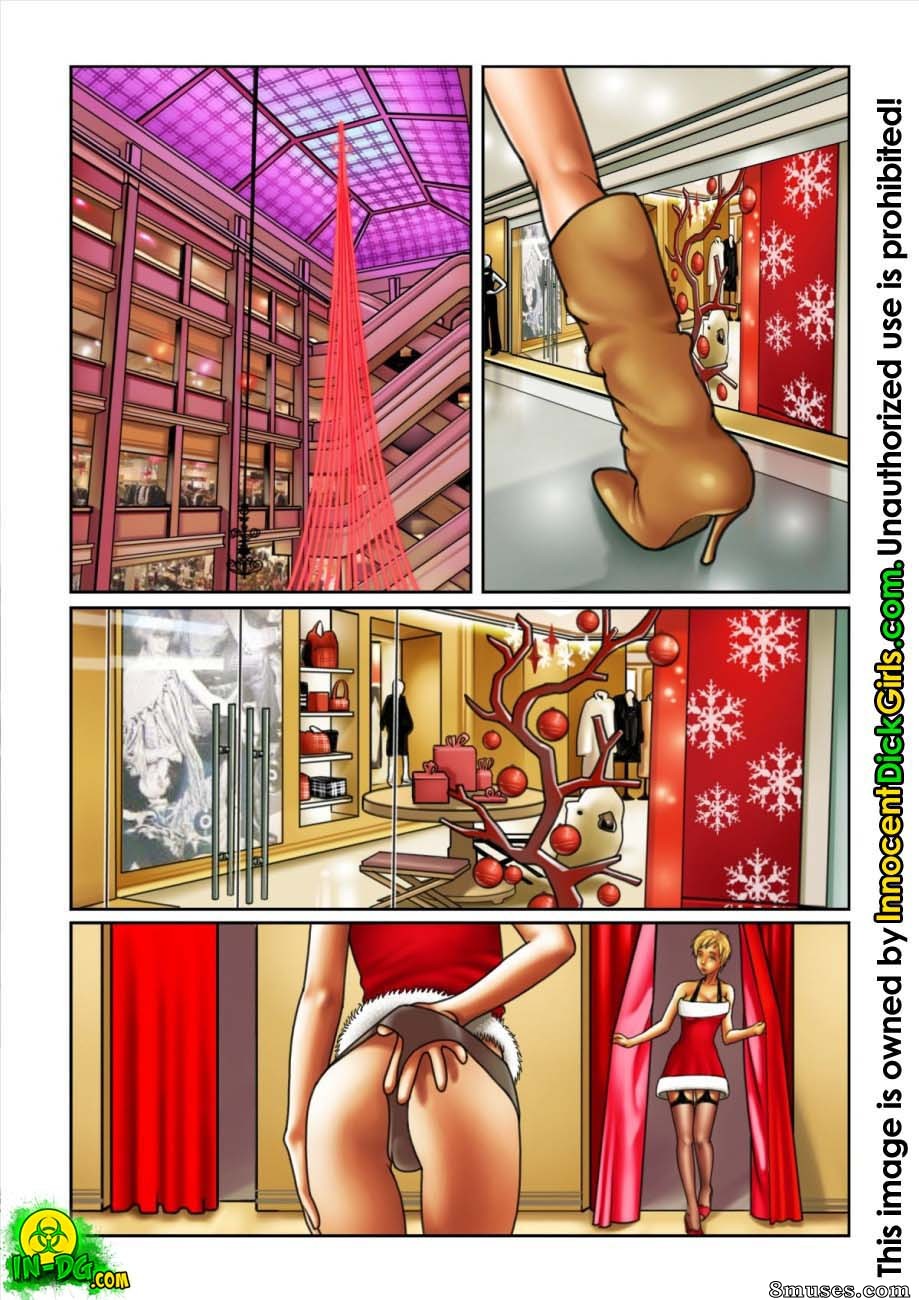 Innocent Dickgirls Comics - Santas Little Humpers - Page 3