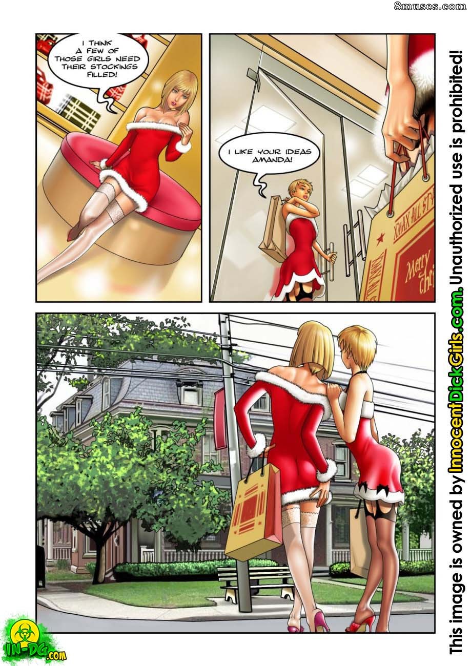 Innocent Dickgirls Comics - Santas Little Humpers - Page 5