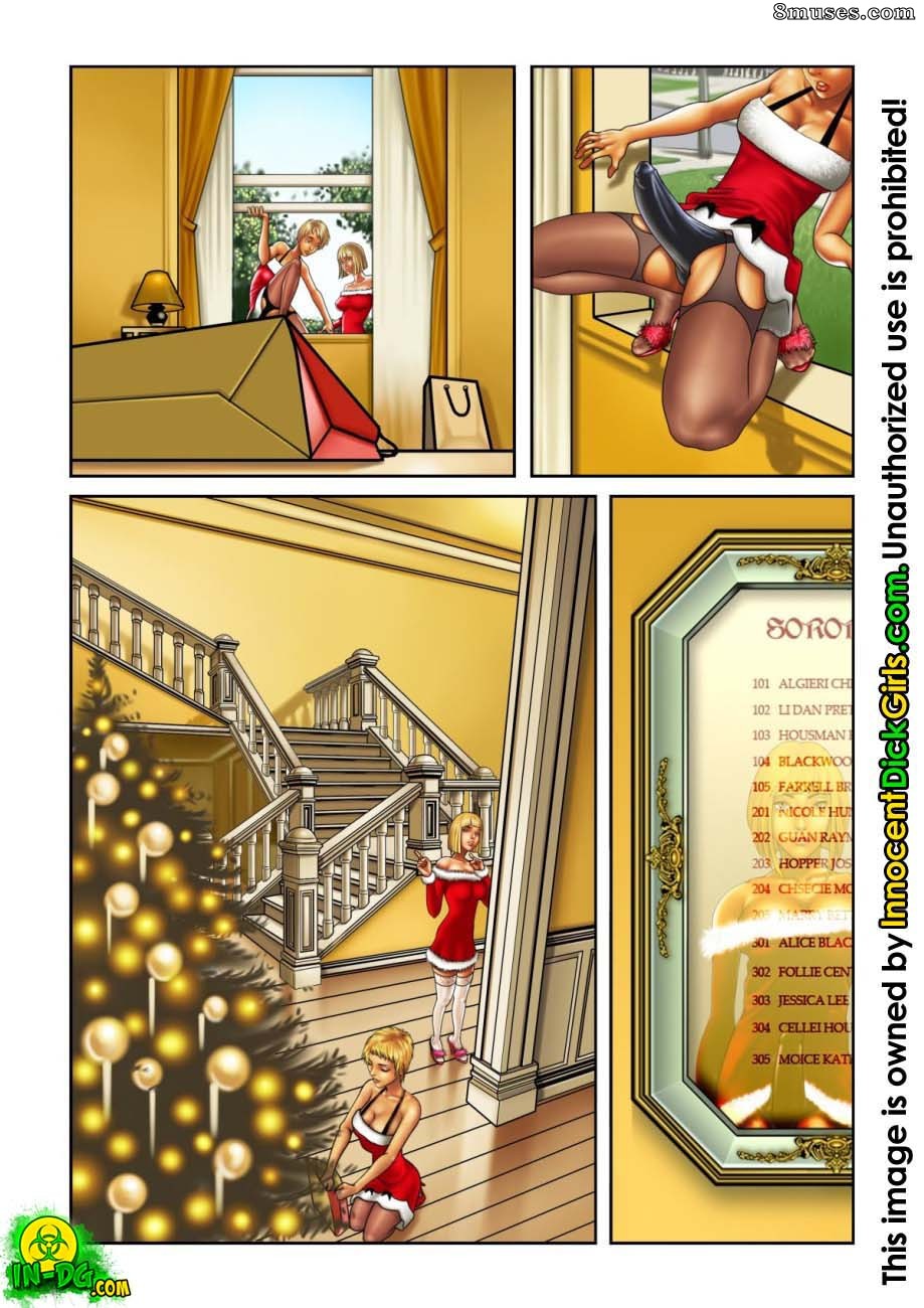 Innocent Dickgirls Comics - Santas Little Humpers - Page 6