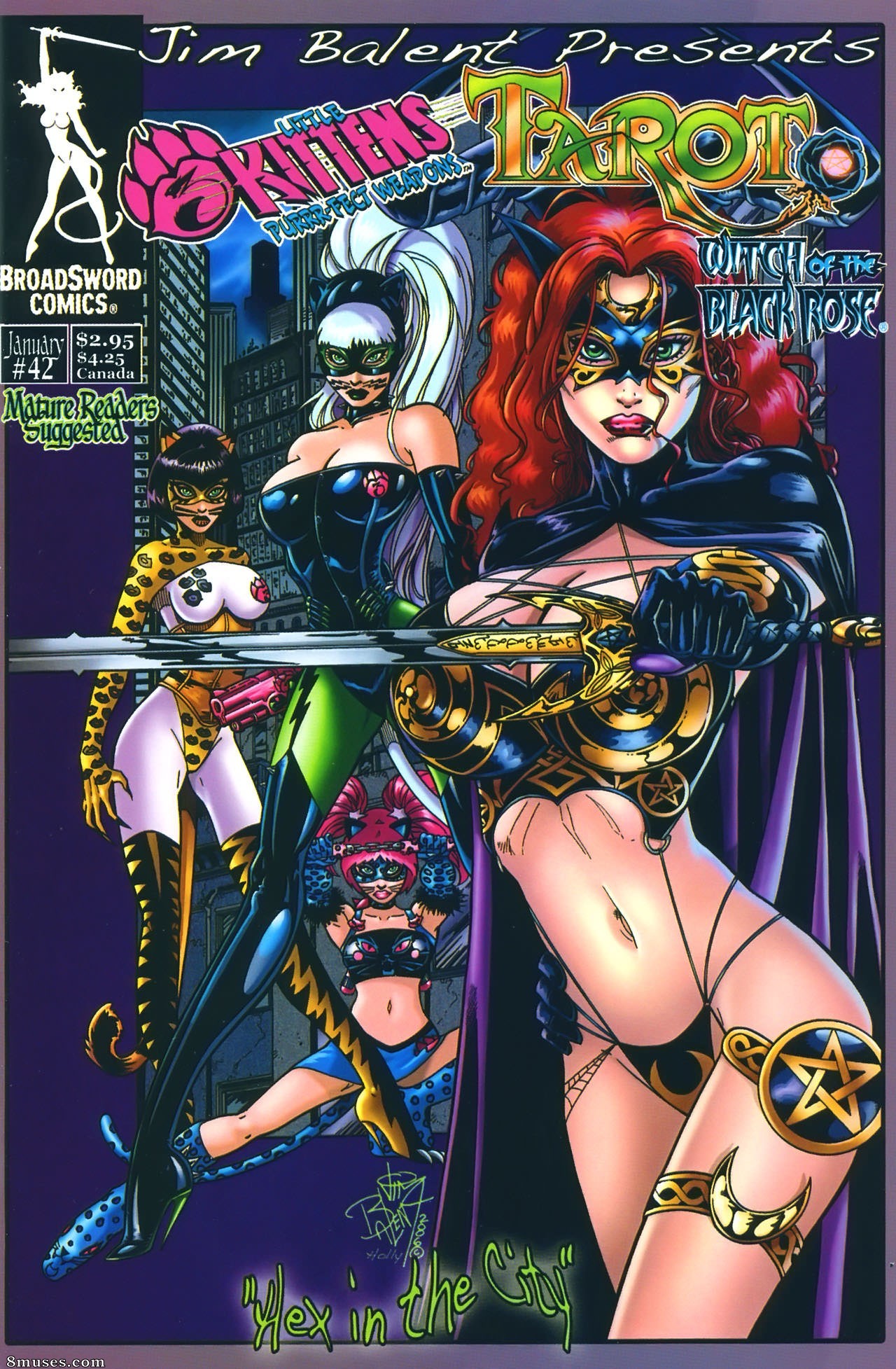 BroadSword Comics - Tarot - Witch of the Black Rose 042 - Page 1