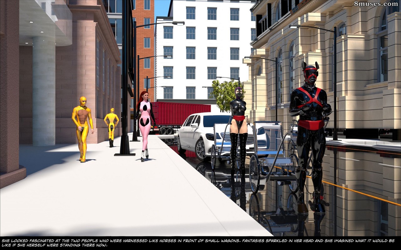 3DFetishComics - Ciudad de látex - Página 153