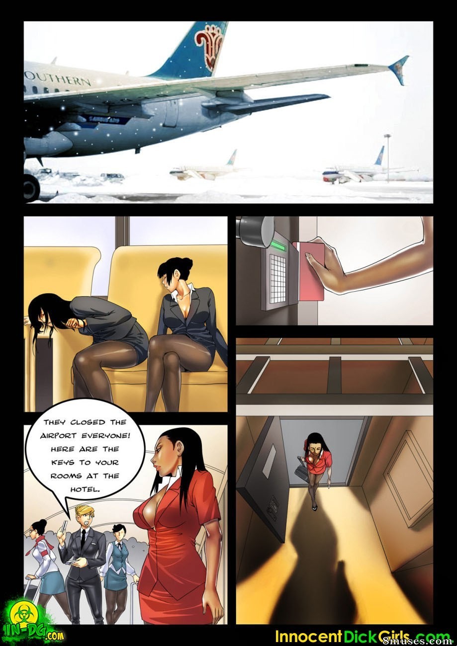 Innocent Dickgirls Comics - Blottie dans la neige - Page 2