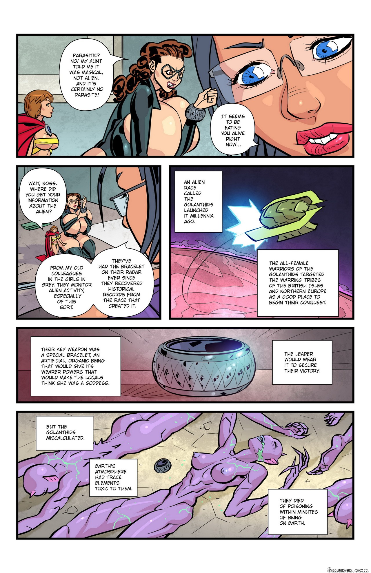 Page 11 | Giantess-Fan-Comics/Lofty-Leather/Issue-2 | 8muses - Sex Comics