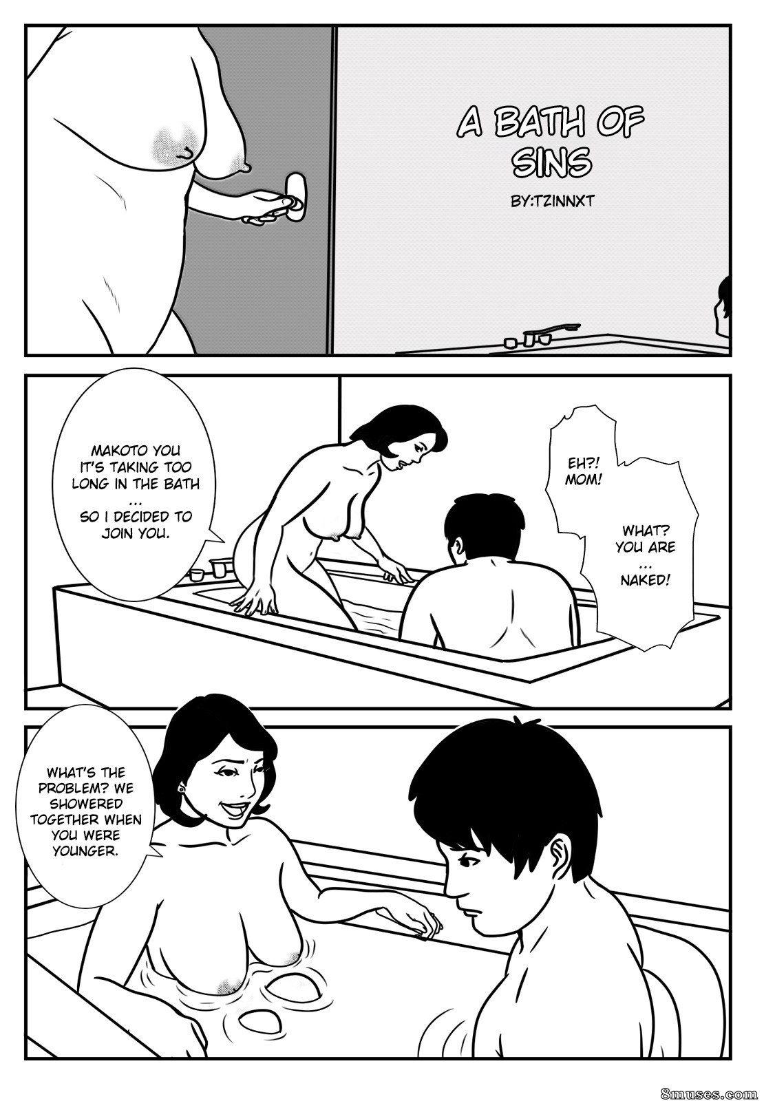 Tzinnxt - A Bath of Sins - Page 1