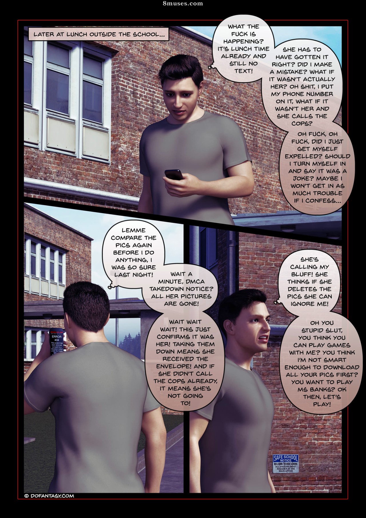 Page 18 | Fansadox-Comics/501-600/Fansadox-595-Blackmailed-Teacher-Hawke |  8muses - Sex Comics