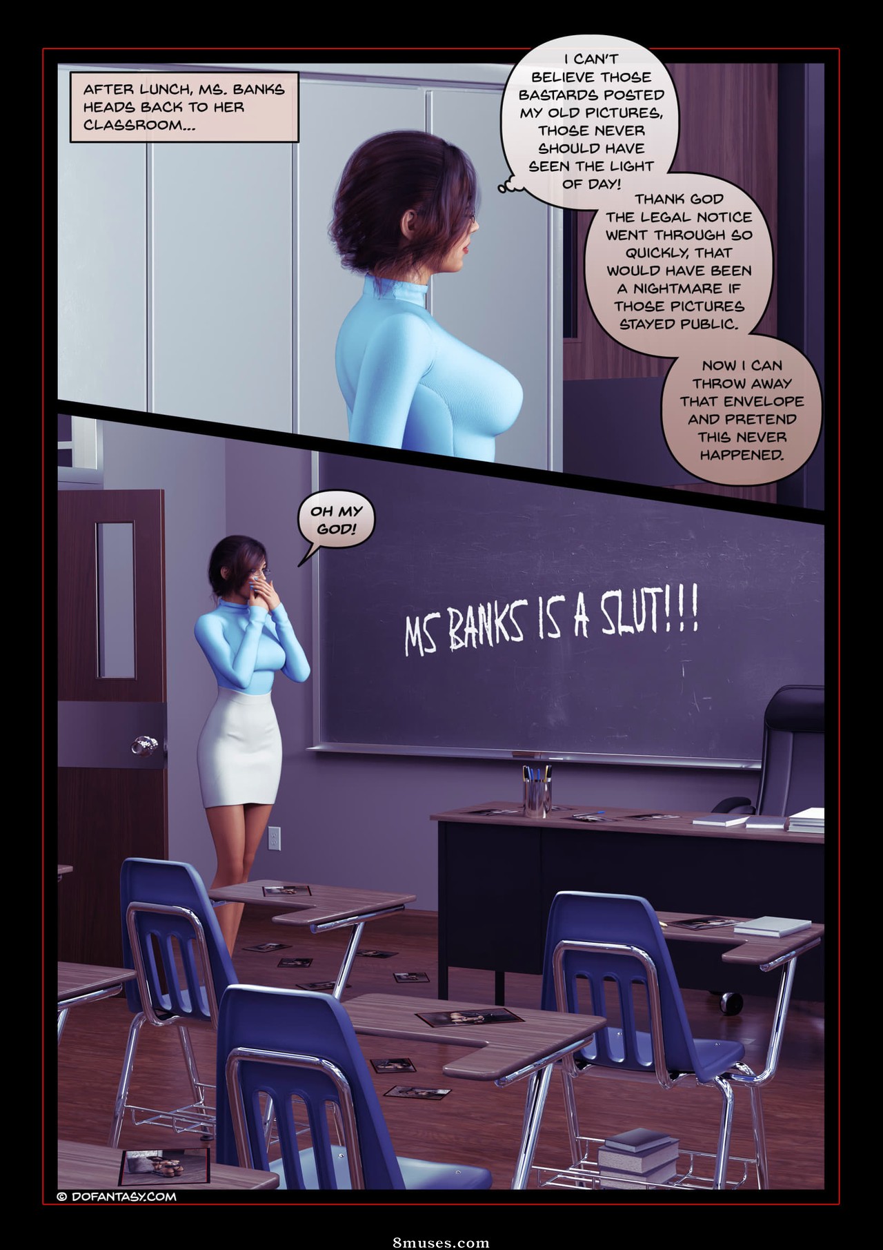 Fansadox Comics - Fansadox 595 - Blackmailed Teacher - Hawke - Page 19