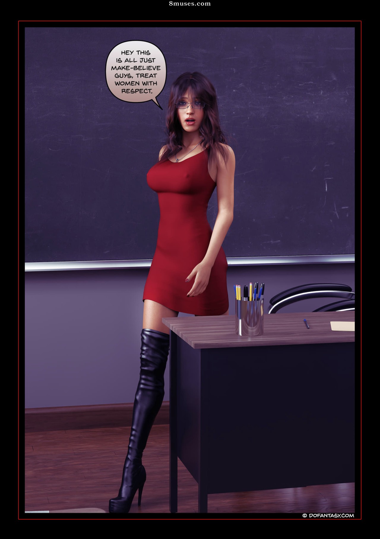 Fansadox Comics - Fansadox 595 - Blackmailed Teacher - Hawke - Page 3