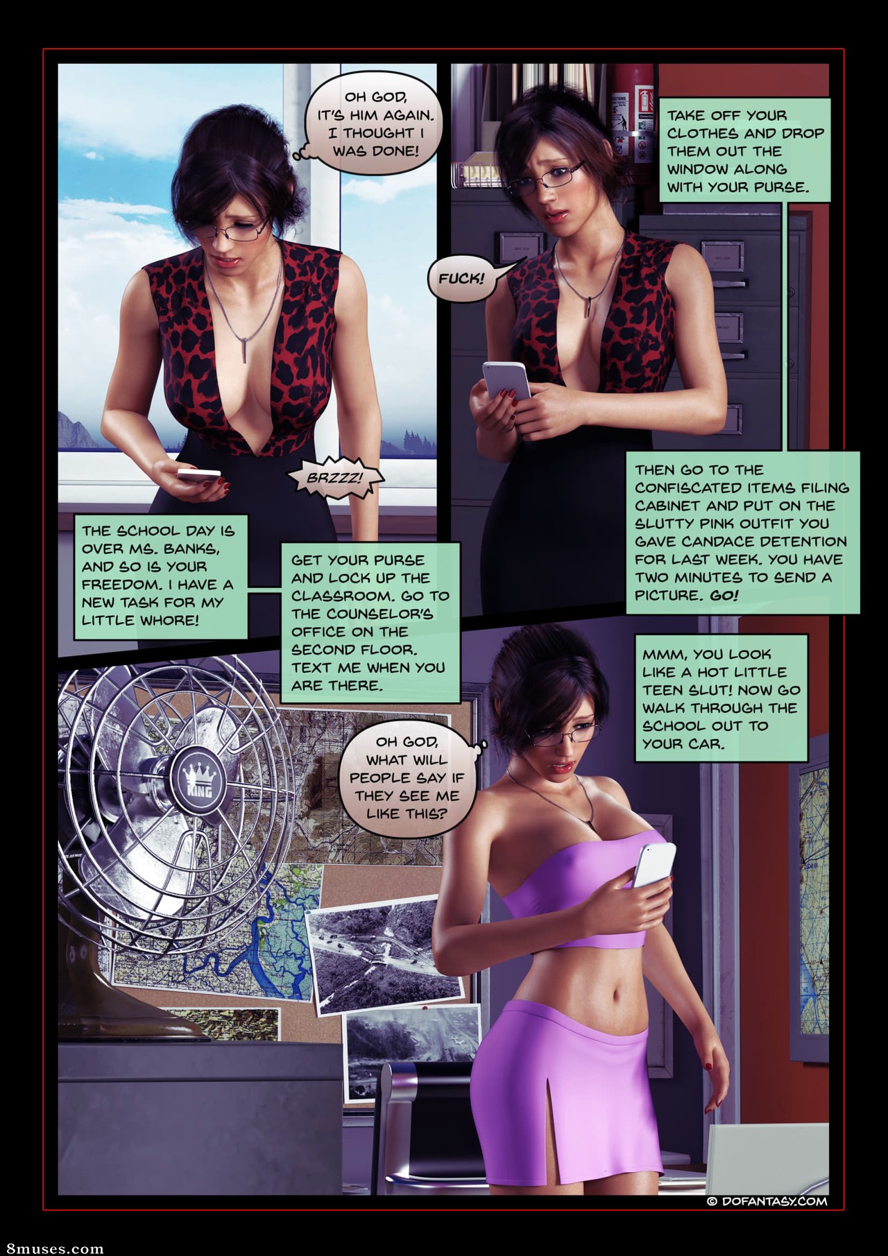Fansadox Comics - Fansadox 595 - Blackmailed Teacher - Hawke - Page 53