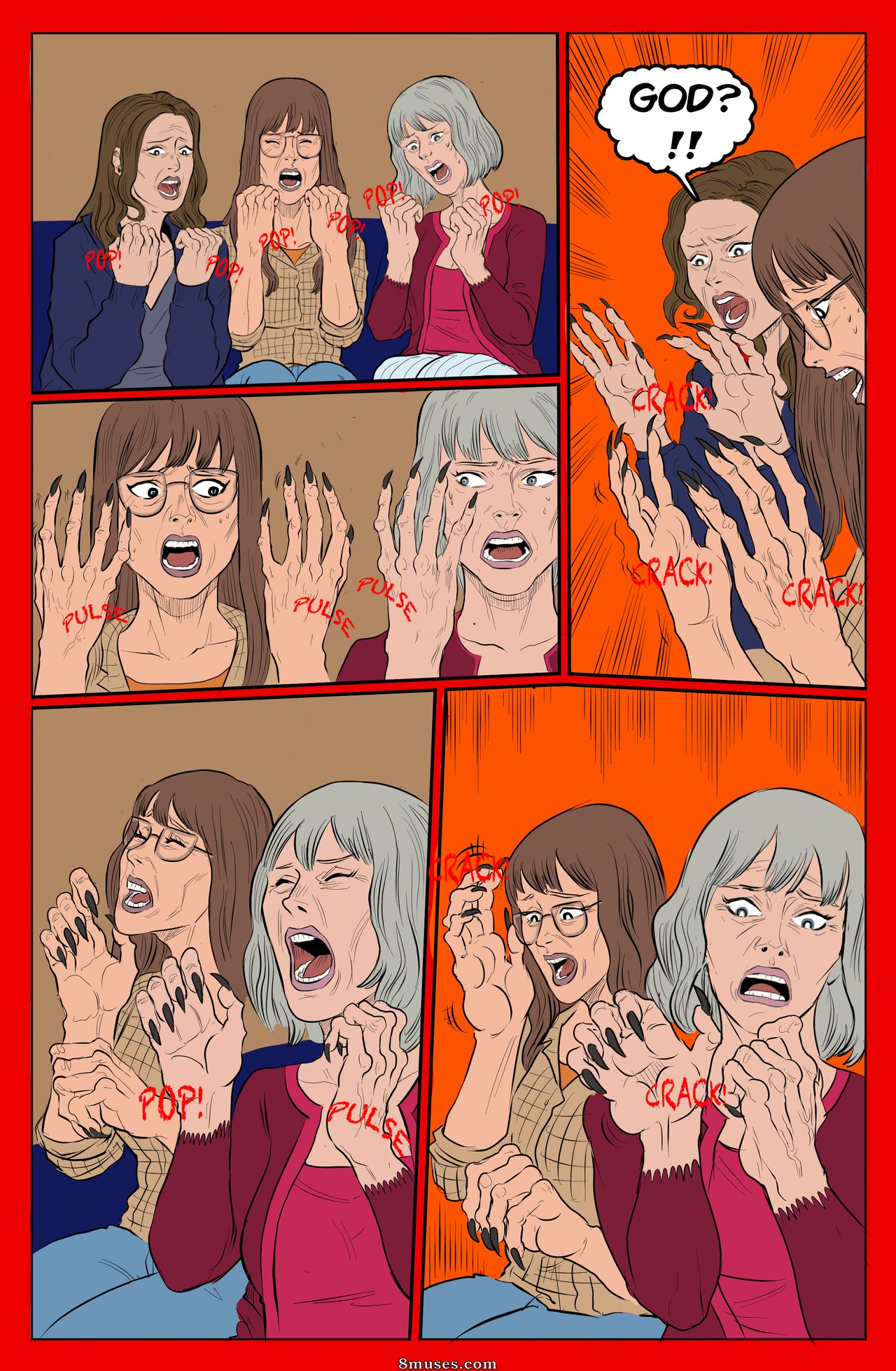 Locofuria Comics - 3 milfs e lua cheia - Página 7