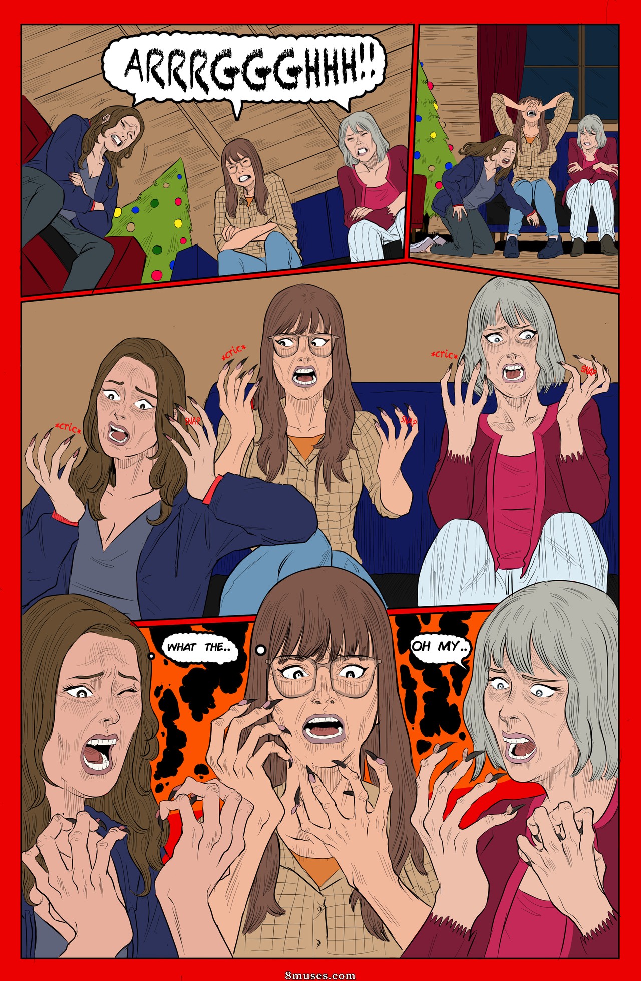 Locofuria Comics - 3 milfs e lua cheia - Página 2