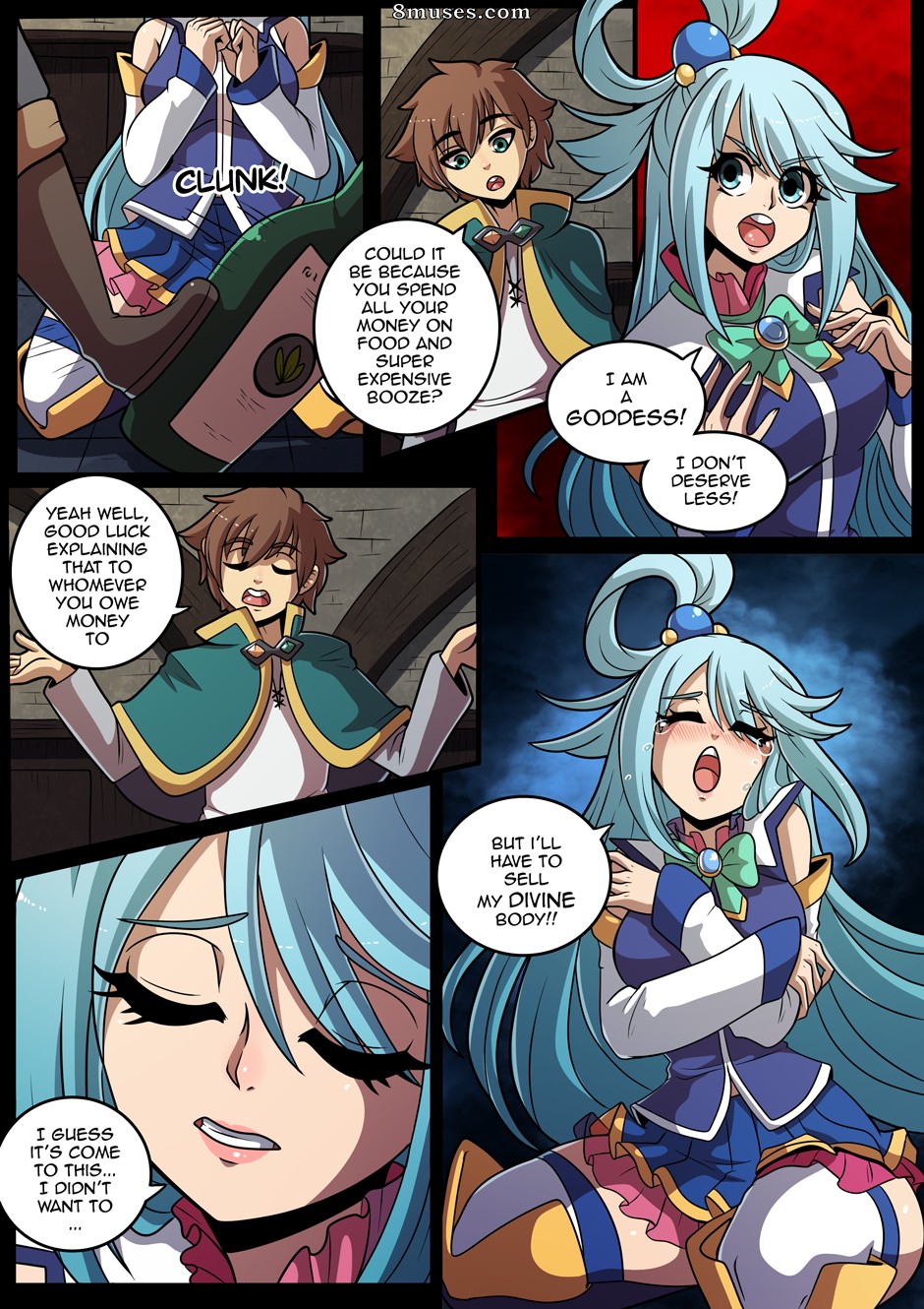 Kinkymation Comics - Konosubass - Busca de Água! - Página 4
