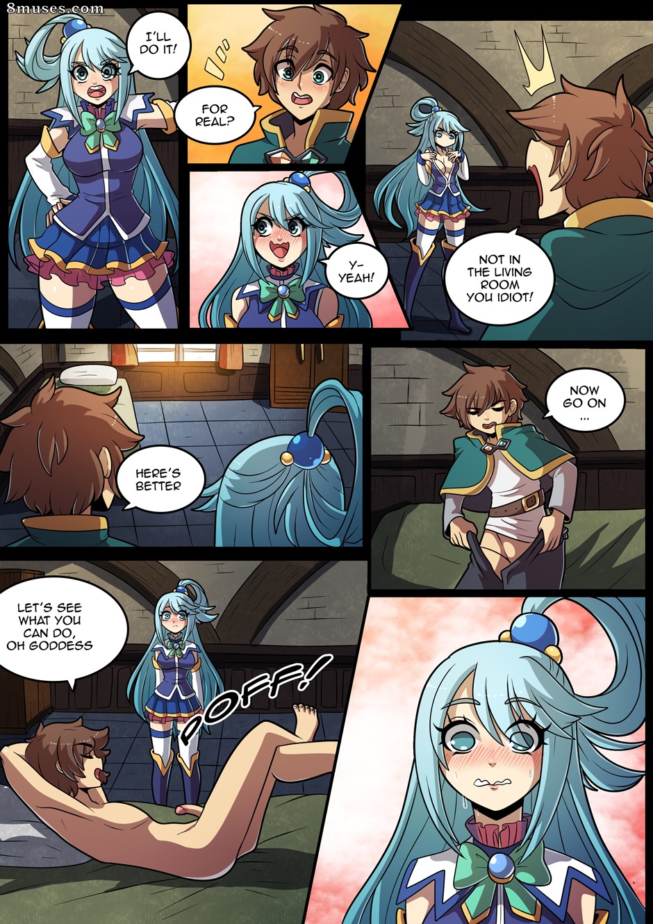 Kinkymation Comics - Konosubass - Aqua Quest! - Page 7