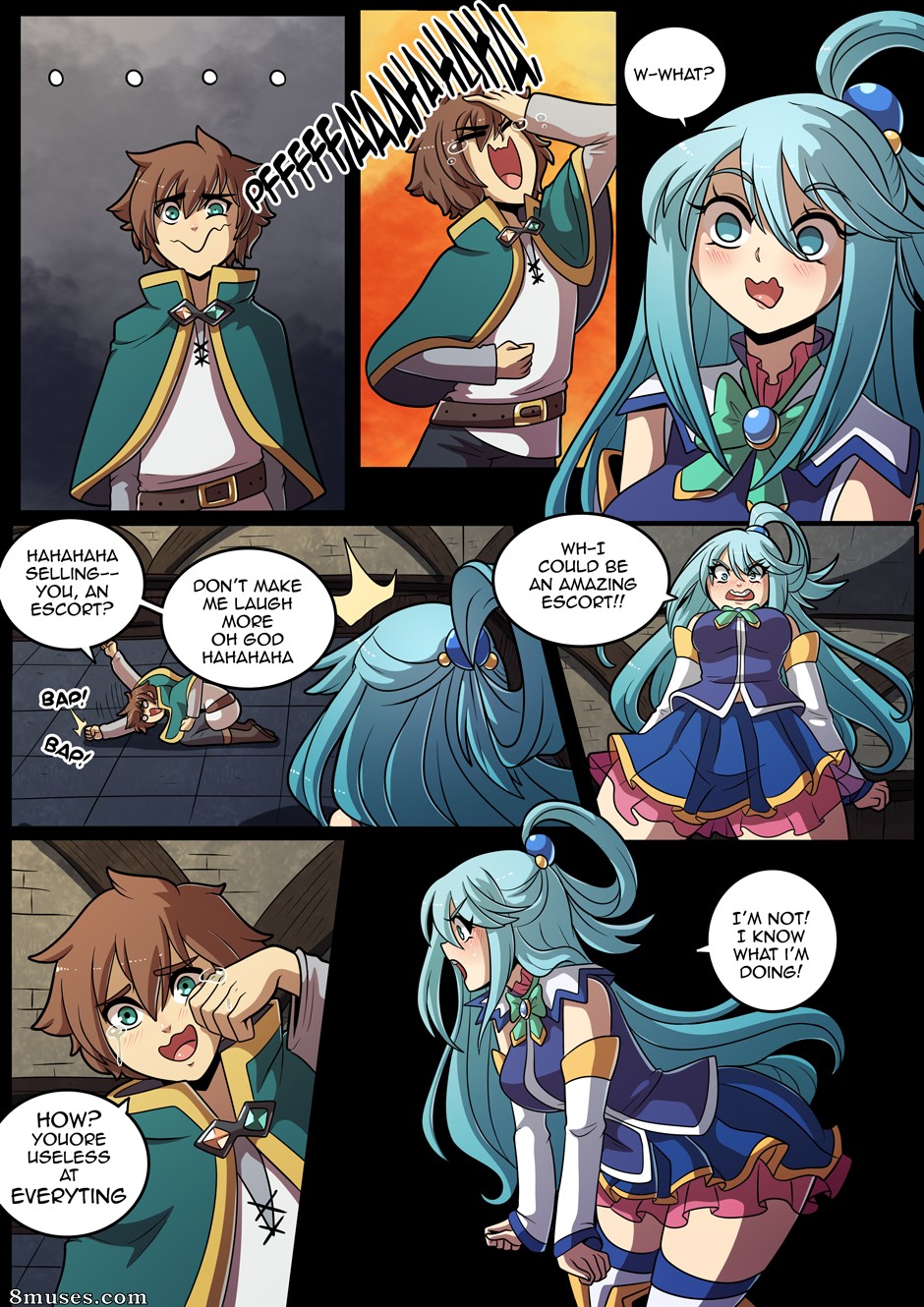 Kinkymation Comics - Konosubass - Busca de Água! - Página 5