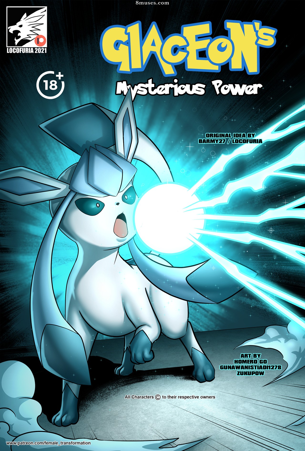 Locofuria Comics - Poder misterioso de Glaceon - Página 1