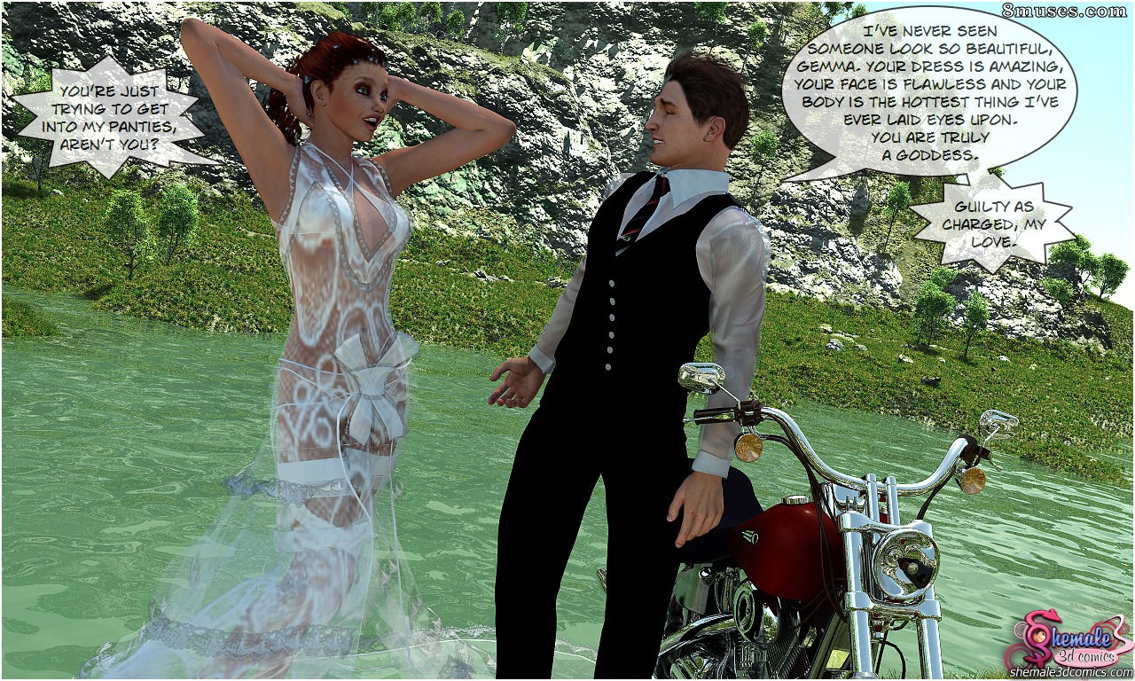 Shemale3DComics.com Collection - Noiva transexual travessa - Página 14
