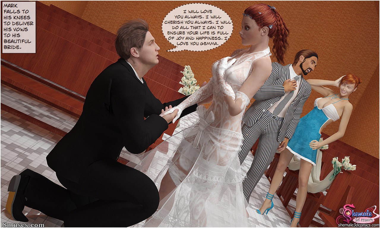 Page 4 | Shemale3DComics_com-Collection/Naughty-Shemale-Bride | 8muses -  Sex Comics