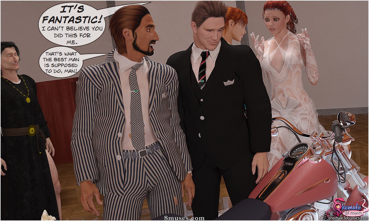 Shemale3DComics.com Collection - Noiva transexual travessa - Página 9