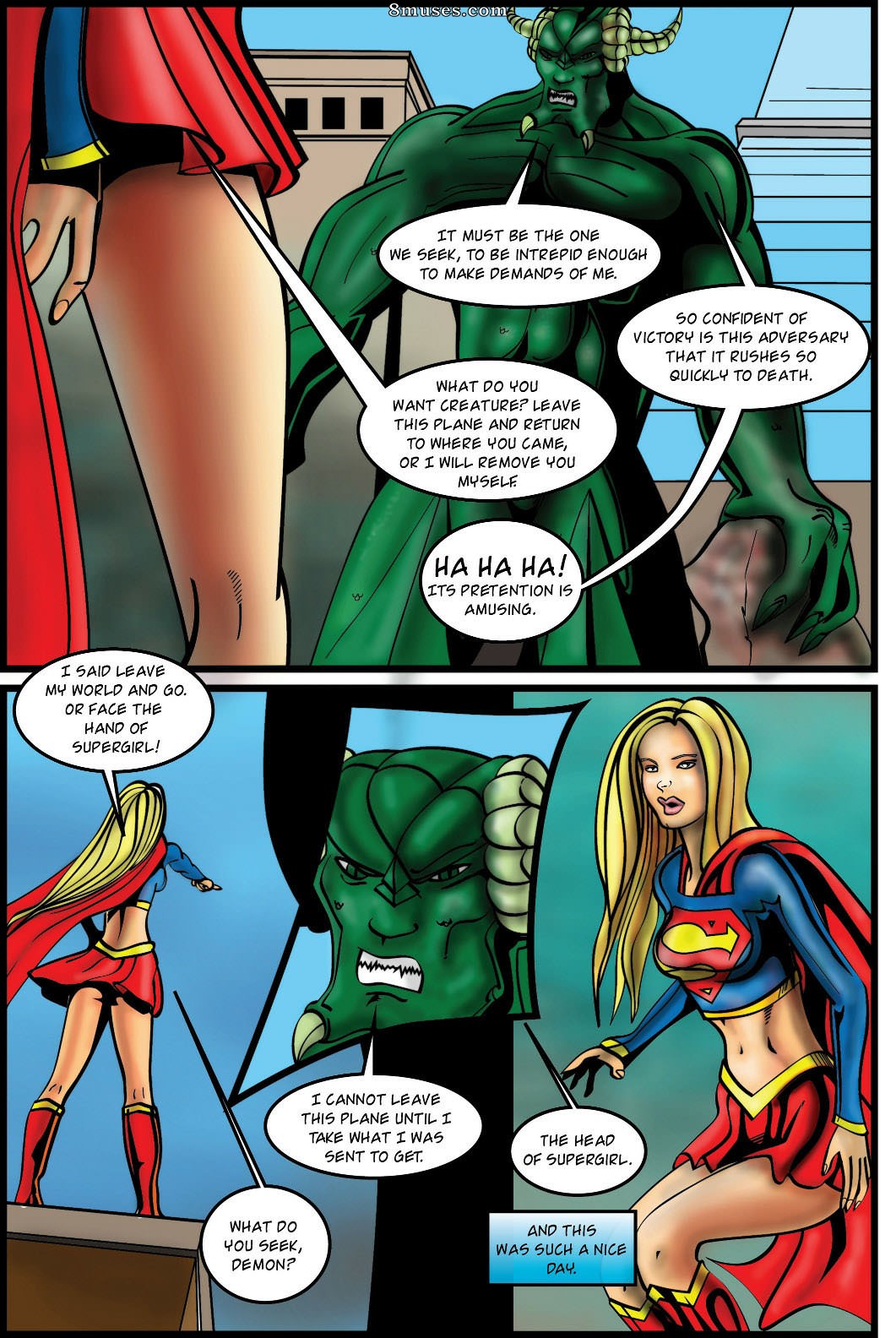 Supergirl -  Demonic Bloodsport - Issue 1 - Page 4