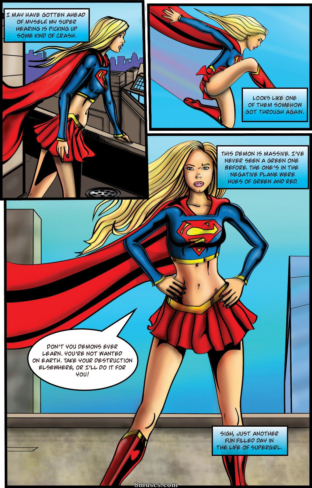 Supergirl -  Demonic Bloodsport - Issue 1 - Page 3