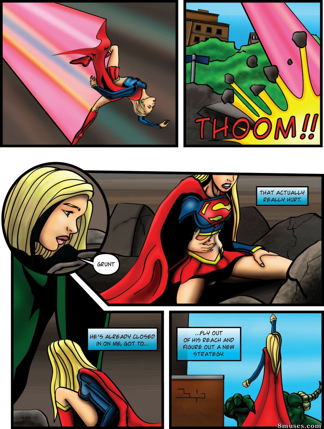 Supergirl -  Demonic Bloodsport - Issue 1 - Page 9