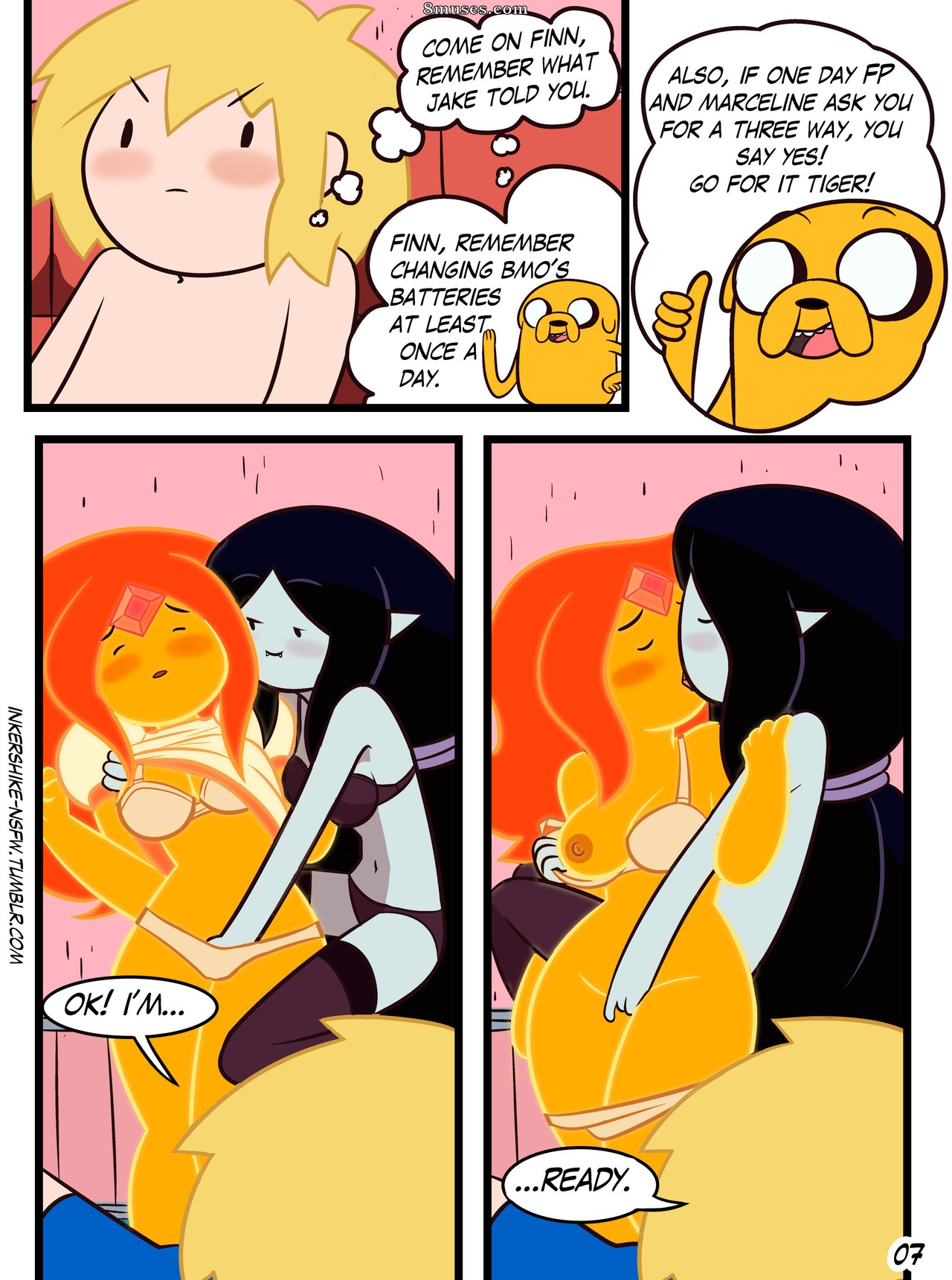 Inker Shike Comics - Entraînement avec le groupe - Page 7
