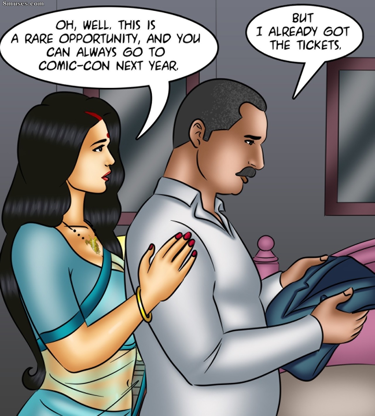 Kirtu.com Comics - Savita Bhabhi - Épisode 133 - Quête du Comic-Con - Page 5