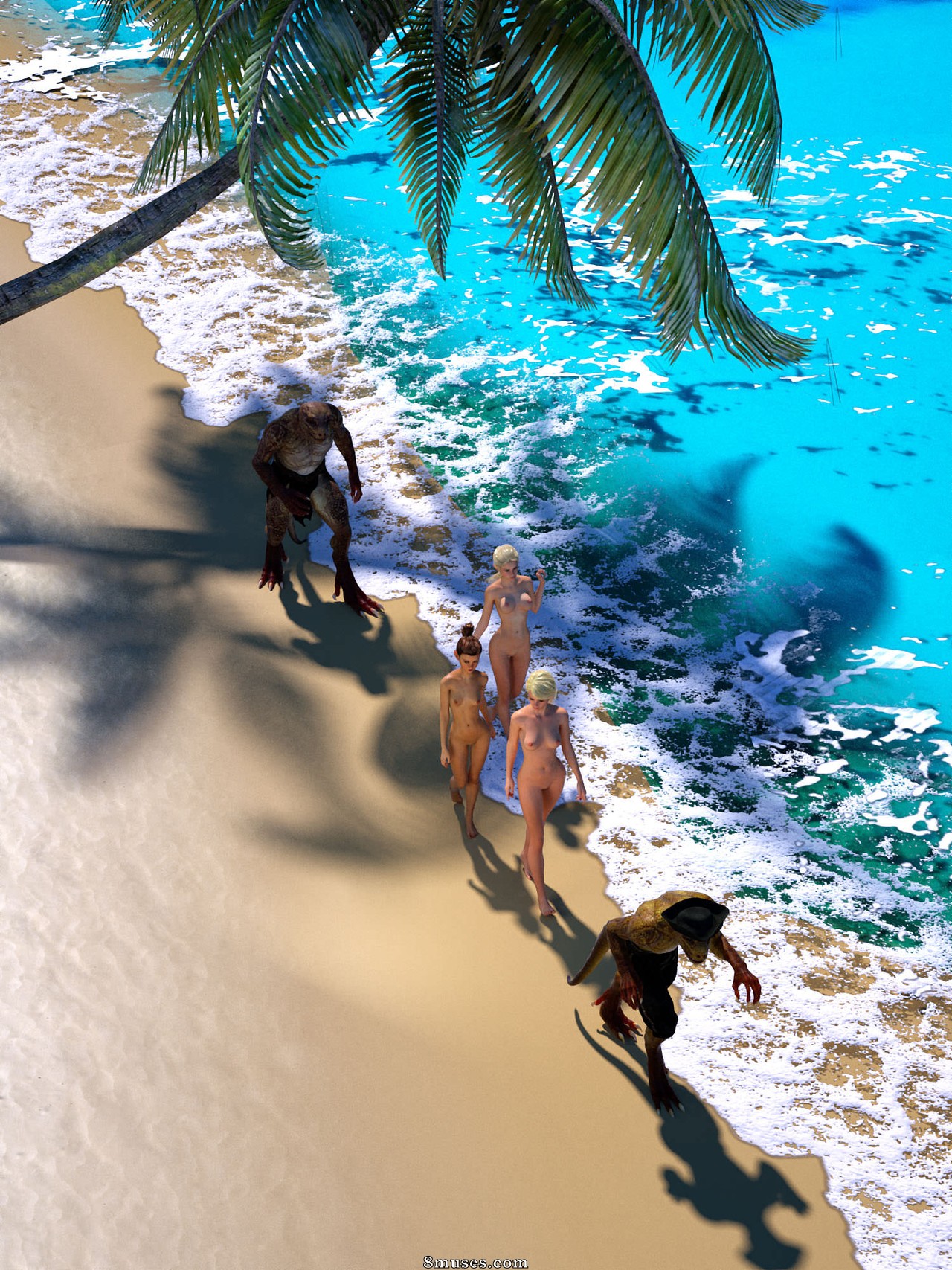 Hibbli3D - Knight Elayne - Beach Day - Part 6 - Page 5