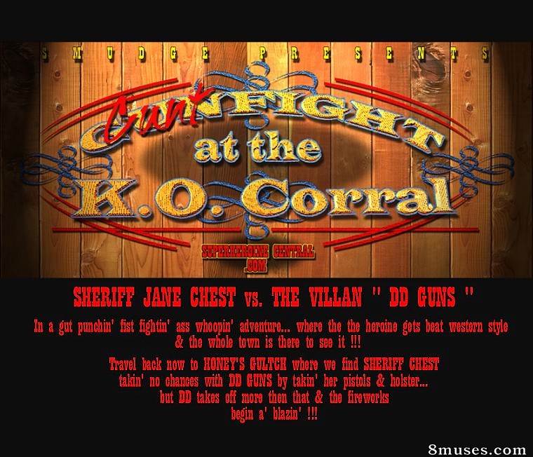 Catfight Central - Cuntfight at the K.O. Corral - Page 1