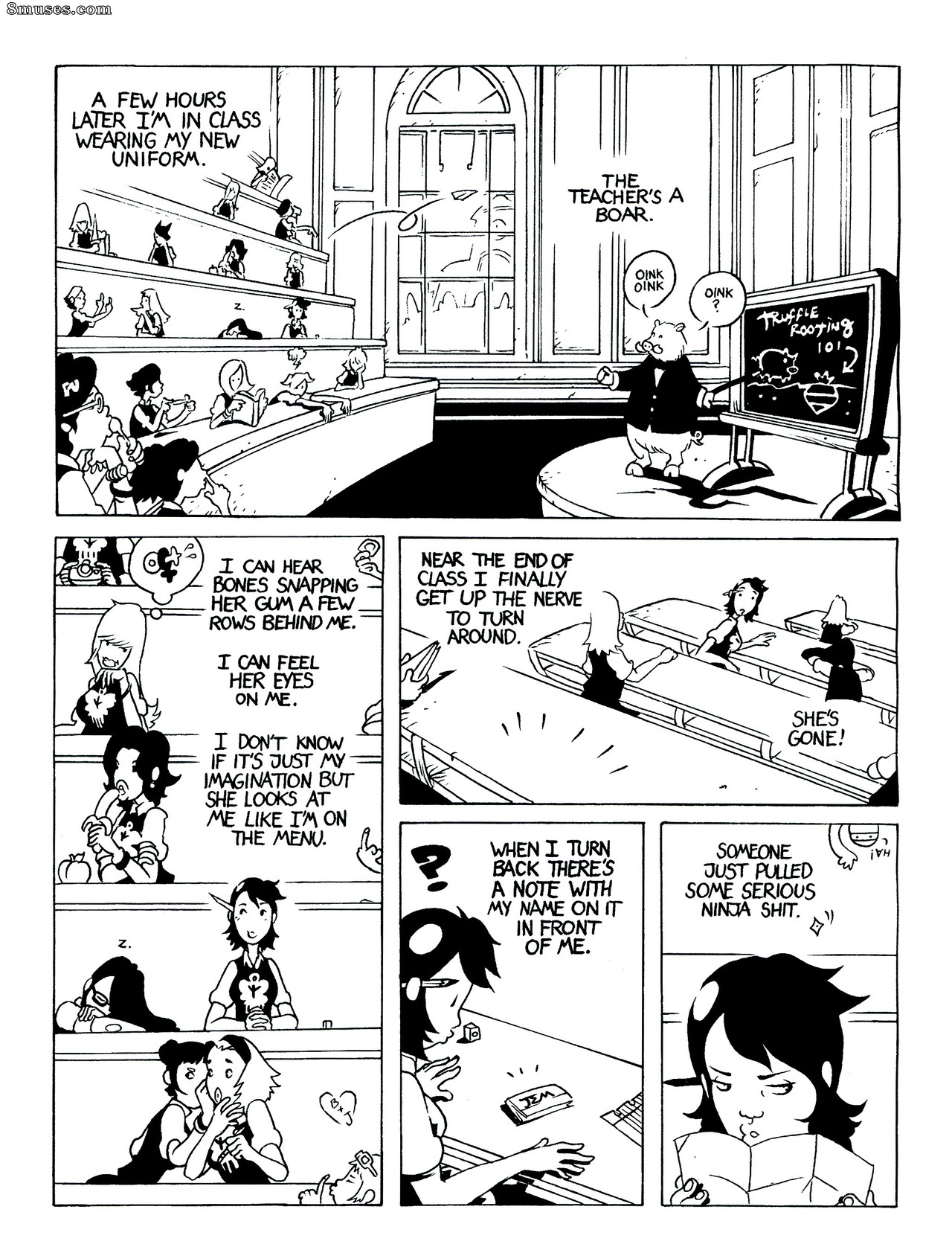 Amerotica Comics - Pelea de almohadas - Página 8