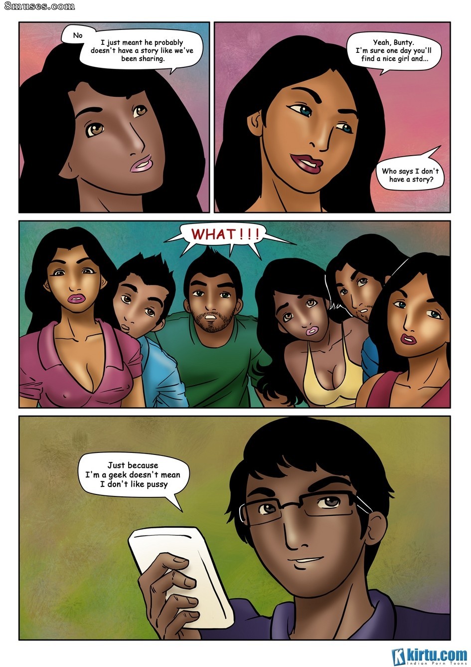 Kirtu.com Comics - Saath Kahaniya - Episódio 6 - Conexão de internet - Página 4