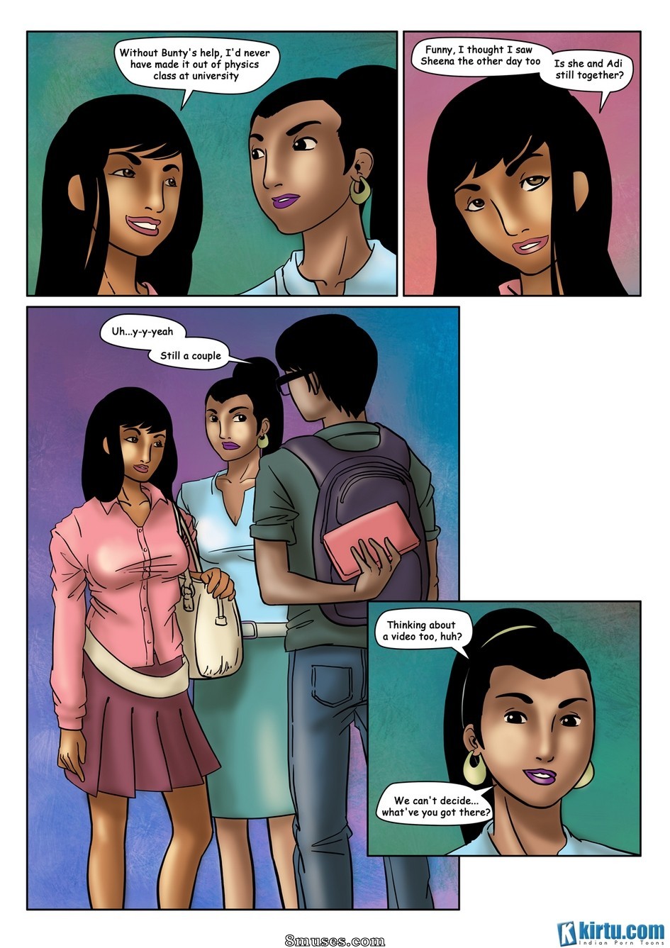 Kirtu.com Comics - Saath Kahaniya - Episódio 6 - Conexão de internet - Página 9