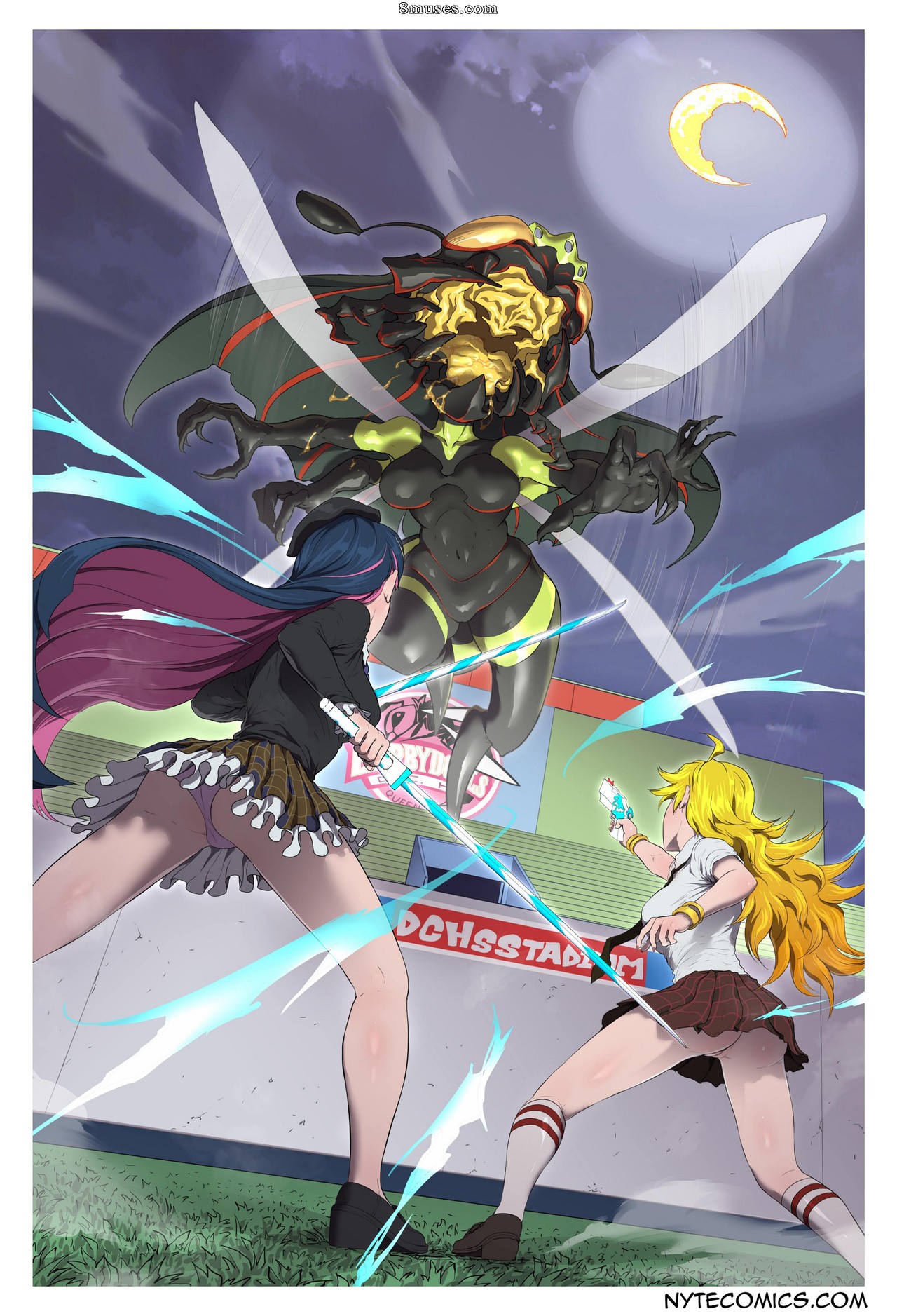 Nyte Vore Comics - Panty & Stocking with Queen Bee's Royal Jelly - Page 15