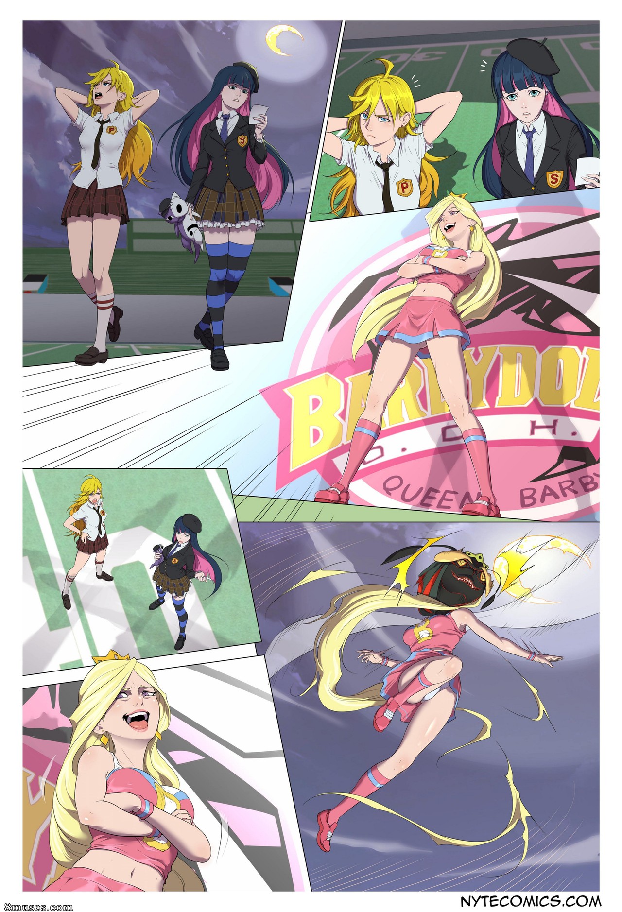 Nyte Vore Comics - Panty & Stocking with Queen Bee's Royal Jelly - Page 13