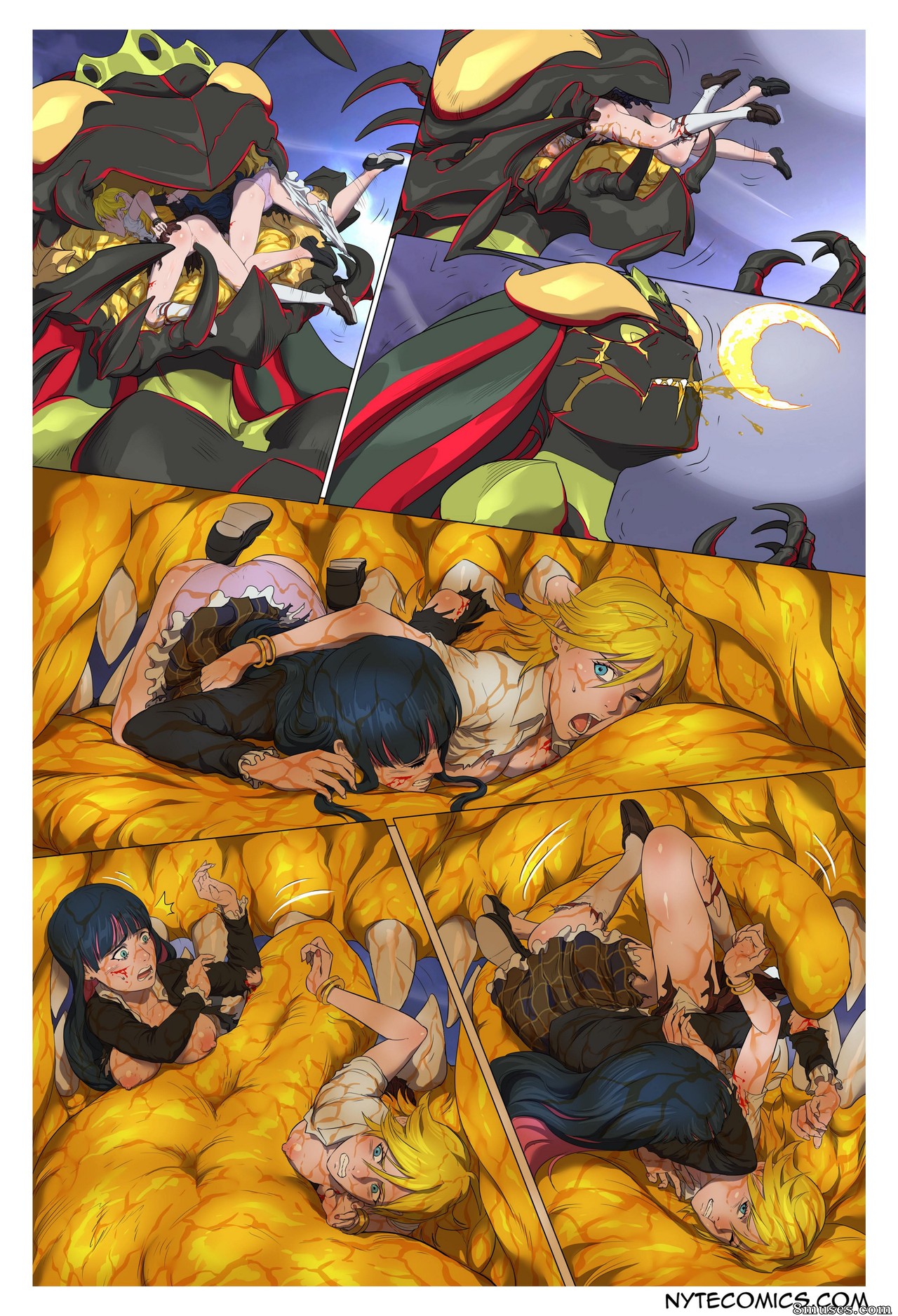 Nyte Vore Comics - Panty & Stocking with Queen Bee's Royal Jelly - Page 18