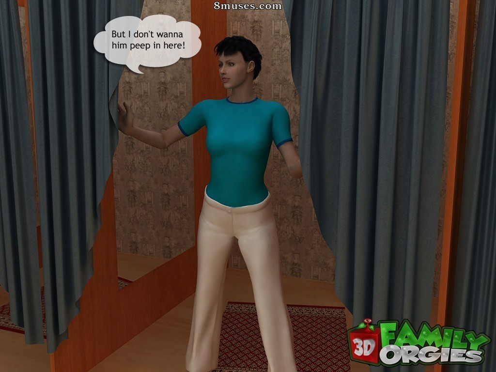 3DFamilyOrgies.com Comics - Dad has helped to pick up the dress to a daughter - Page 6