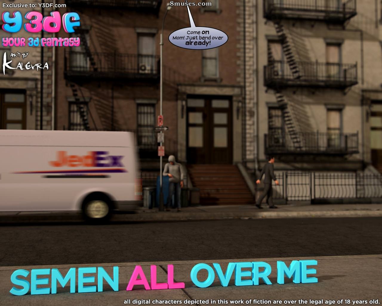 Y3DF - Your3DFantasy.com Comics - Semen All Over Me - Page 1