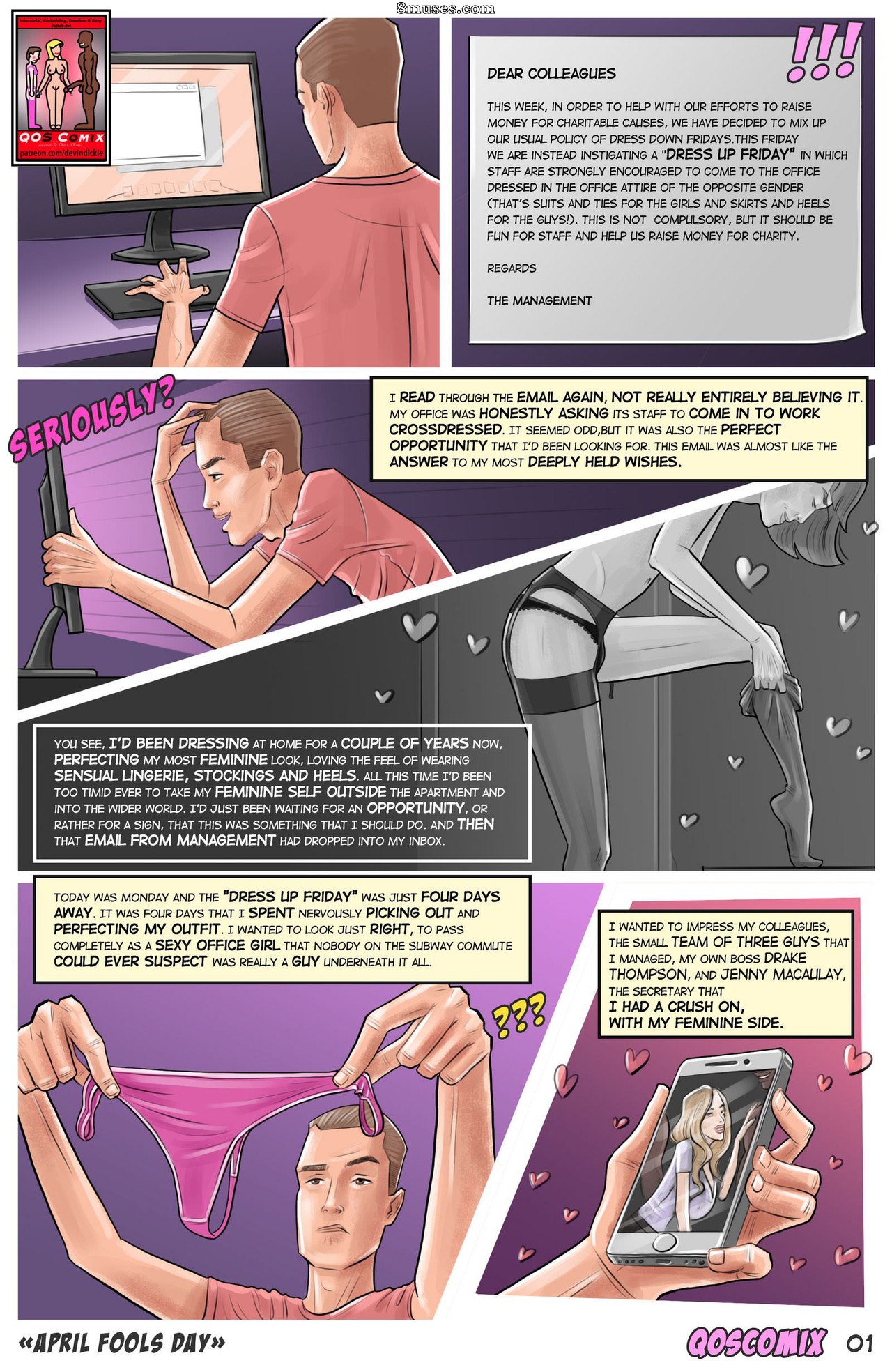Devin Dickie Comics - April Fools Day - Page 1