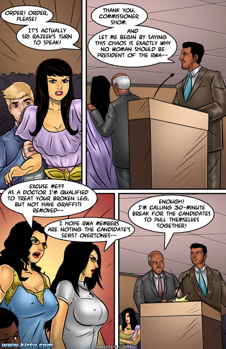 Kirtu.com Comics - Savita Bhabhi - Épisode 65 - La candidate - Remplissage des urnes électorales - Page 10