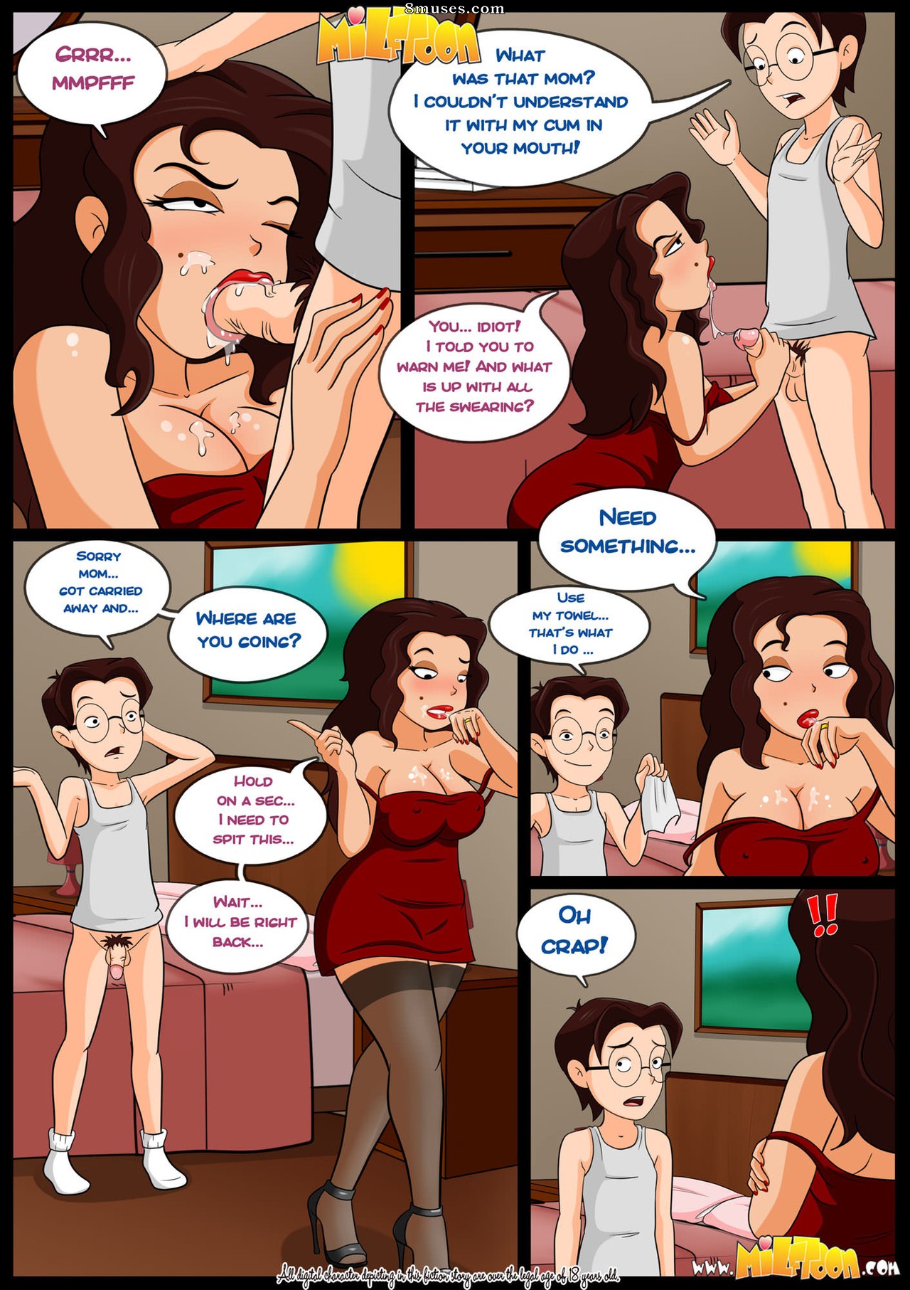 MilfToon Comics - Vino y cena - Página 16