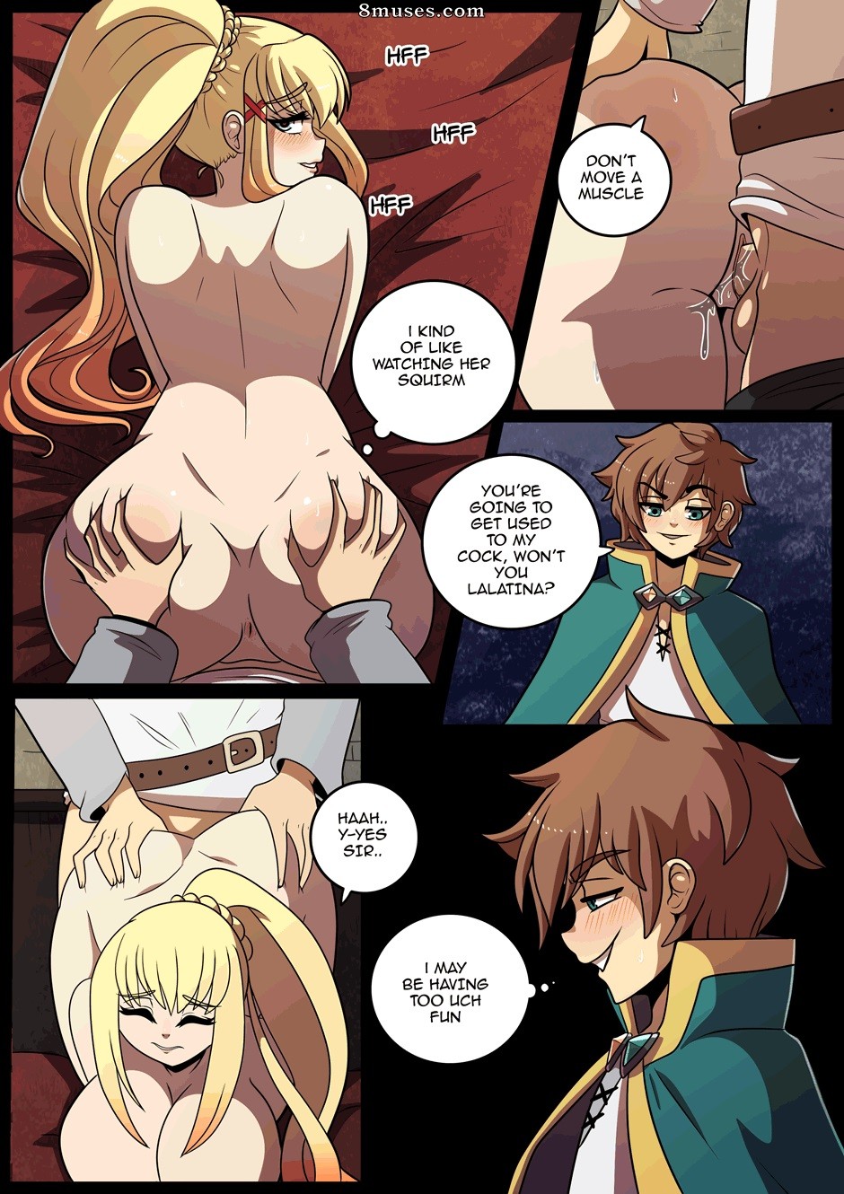 Kinkymation Comics - Konosubass - Darkness Quest! - Page 12