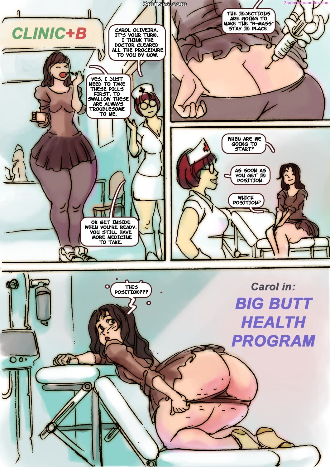 Secret Chest Comics - Programa de salud para traseros grandes de Carol - Página 1
