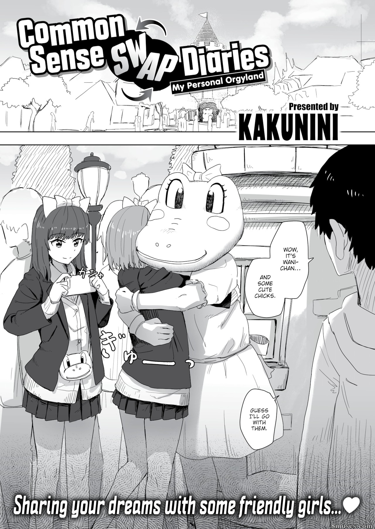 Page 1 | Fakku-Comics/Kakunini/Common-Sense-Swap-Diaries-My-Personal-Orgyland  | 8muses - Sex Comics