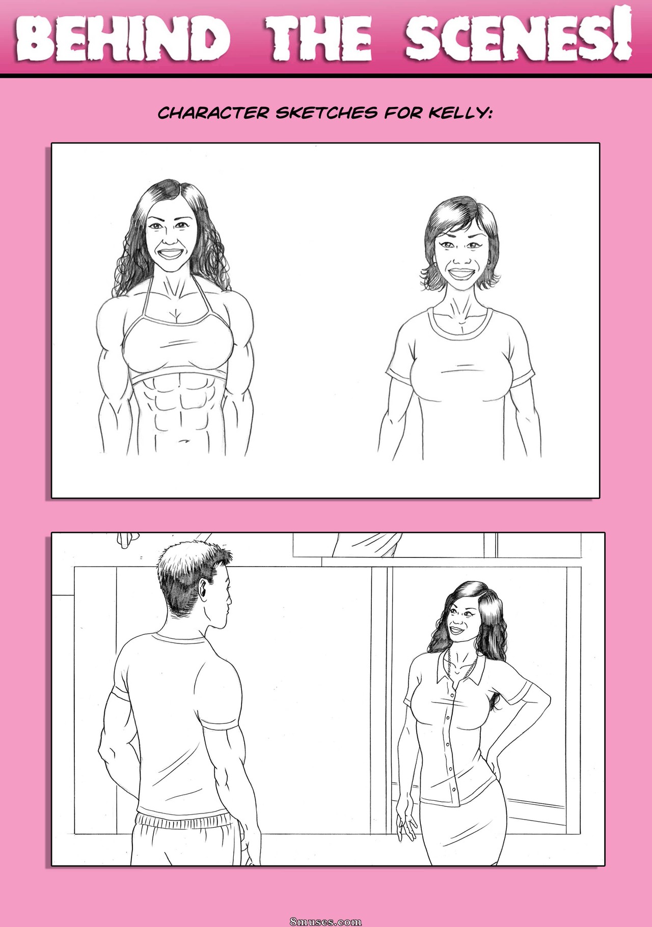 Frenesi de Músculos Femininos - Edição 4 - Página 36