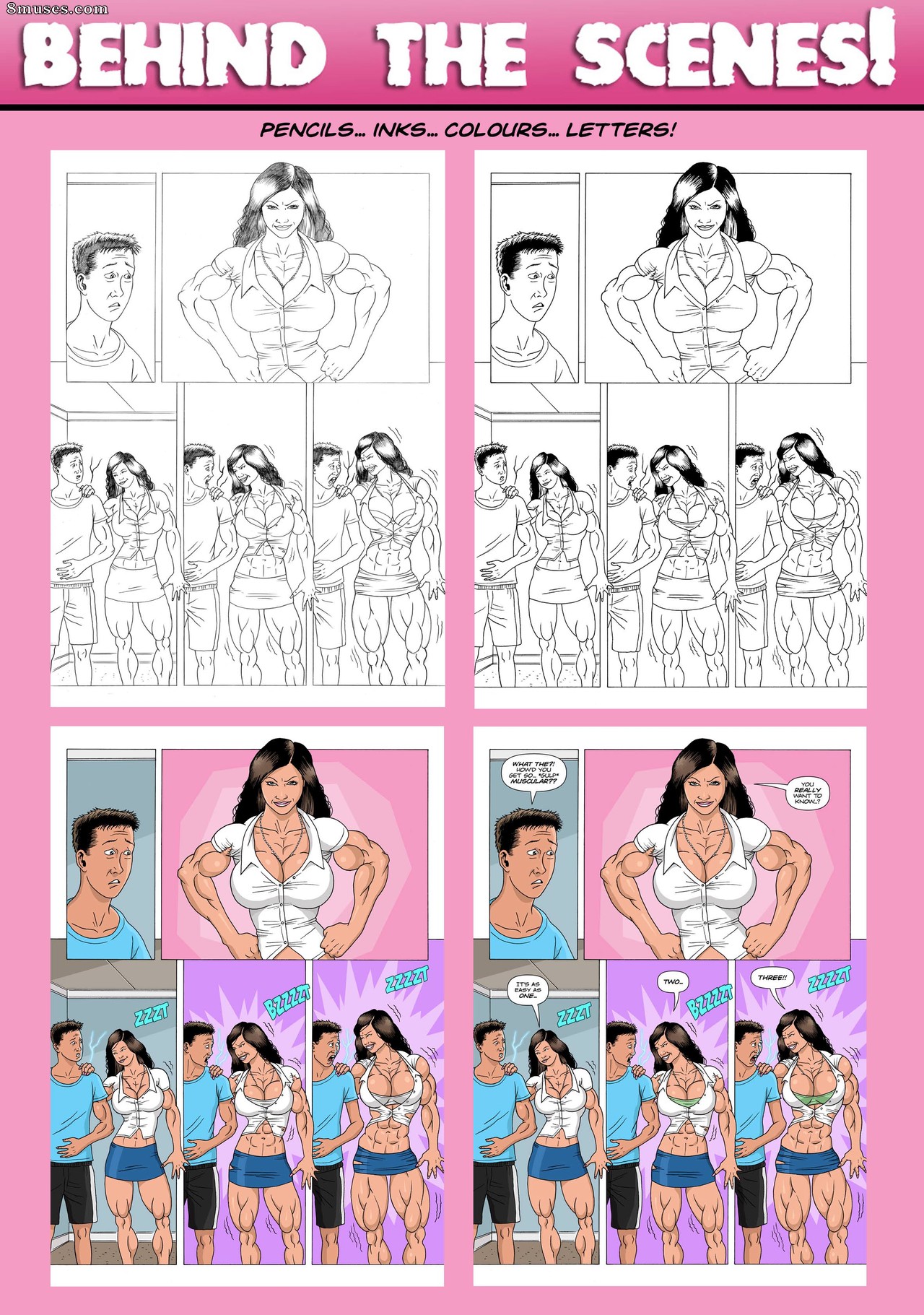 Frenesi de Músculos Femininos - Edição 4 - Página 38