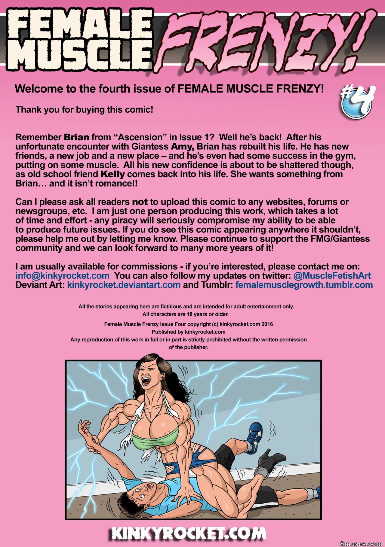 Frenesi de Músculos Femininos - Edição 4 - Página 2